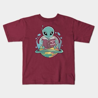 Believe in Yourself Funny Alien Kids T-Shirt